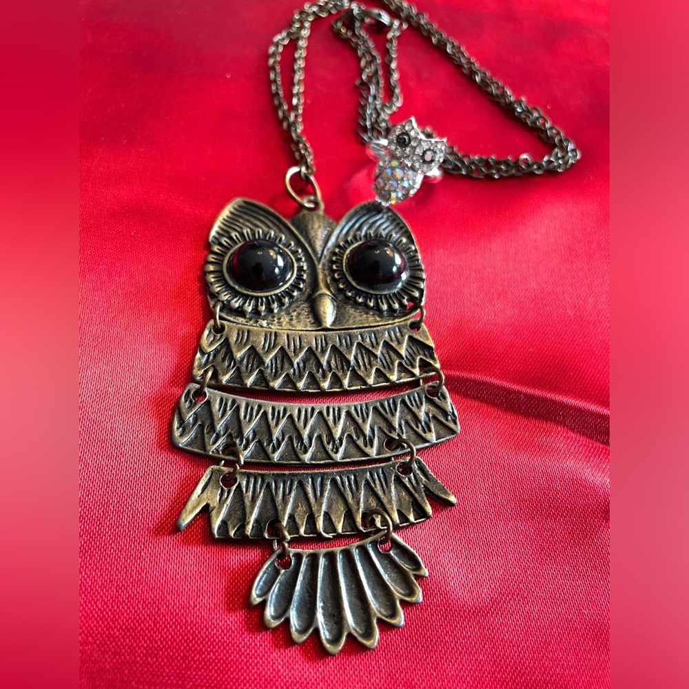 Owl Necklace & Ring